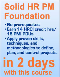 PMRG Offers Exceptional Project Management Courses for PMI PDUs and HRCI credit hours